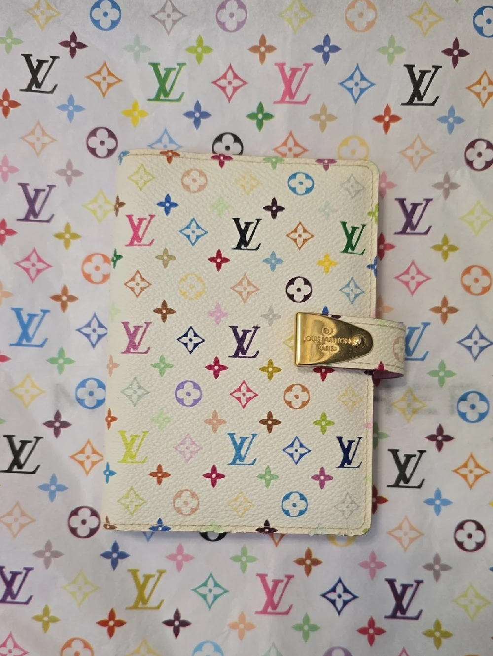 Louis Vuitton Takashi Murakami Multicolore Monogram 2010 Agenda